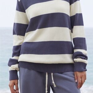 Classic Striped Cotton Sweater